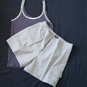 Dockers light grey shorts